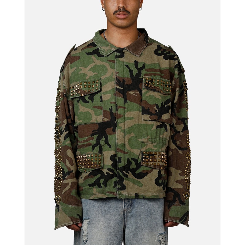 MNML Studded Camo Jacket Camo S