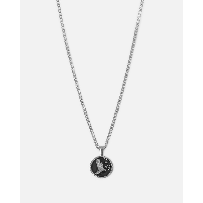 Saint Morta Doves Pendant Chain White Gold 18