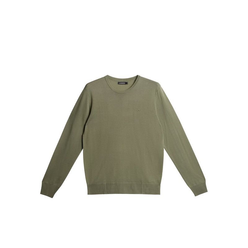 Lyle Light Merino Sweater / Oil Green Oil Green L