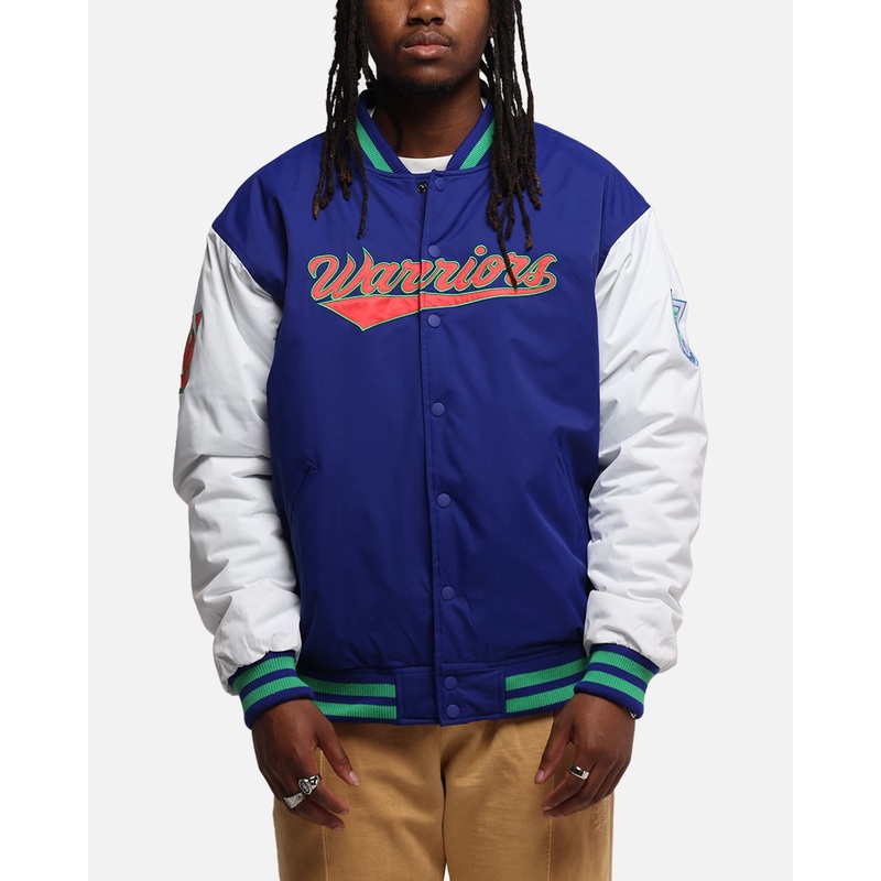 Bleacher Athletic New Zealand Warriors NRL 1908 Baseball Varsity Jacket Official Team Colour S