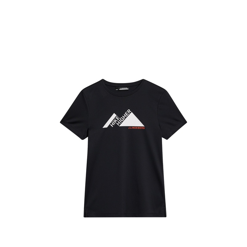 Valeria Graphic T-shirt / Black Black L