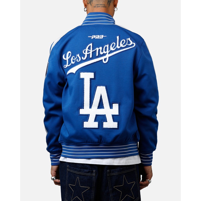 Pro Standard Los Angeles Dodgers Double Knit Jacket Blue S