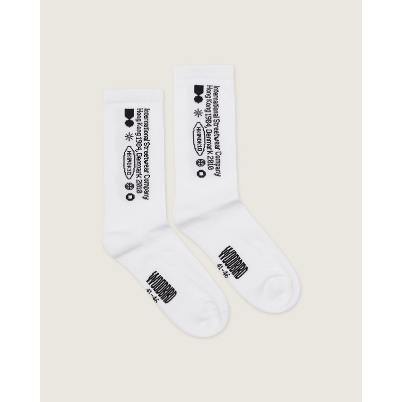 WBTennis Tech Socks 2 Pack – White 36-40