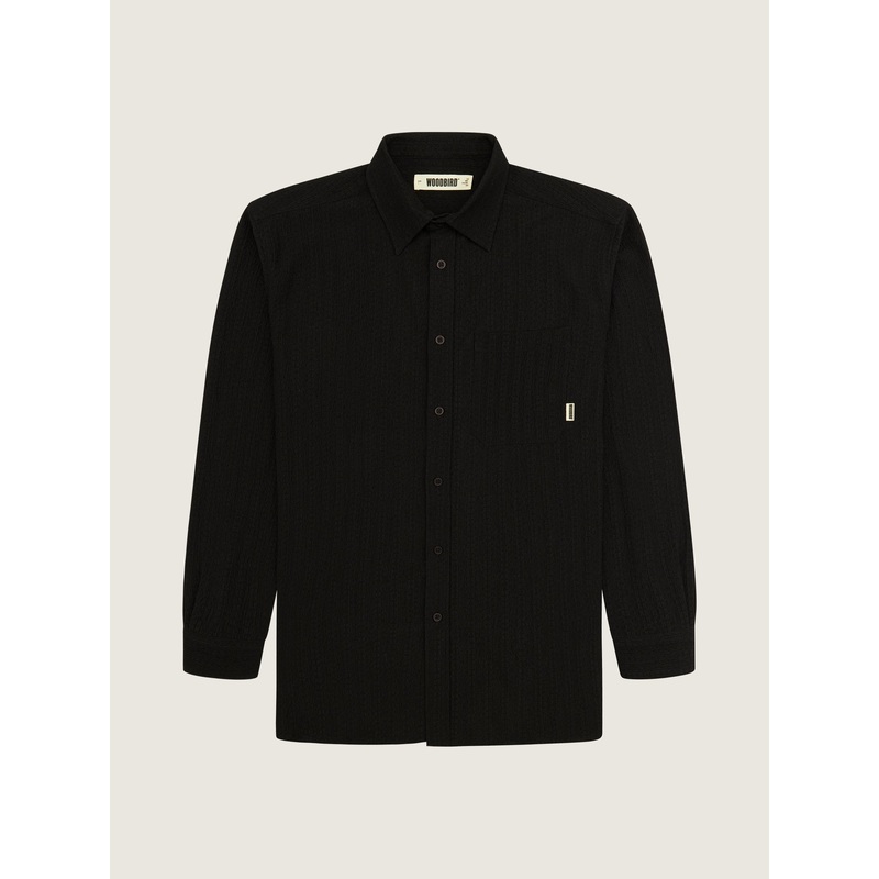 WBYuzo Struck Shirt – Black XS