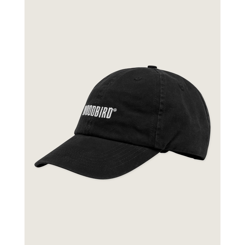 Core Twill Cap – Black-White One Size