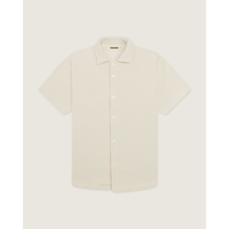 WBBanks Plisse Shirt – Off White XXS