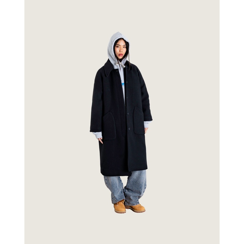 WBBrenna Wool Coat – Black XS