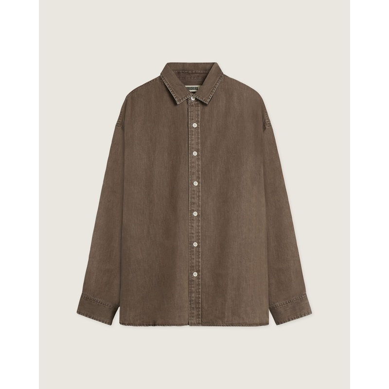 WBJong Washed Shirt – Brown XS