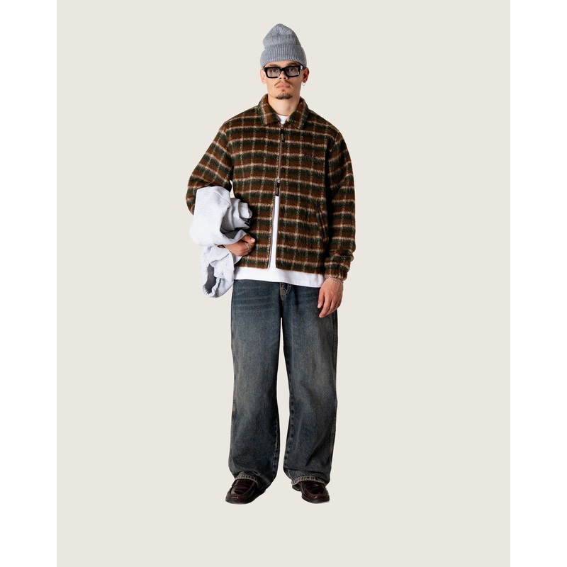 WBYouth Fuzzy Jacket – Dark Green XS