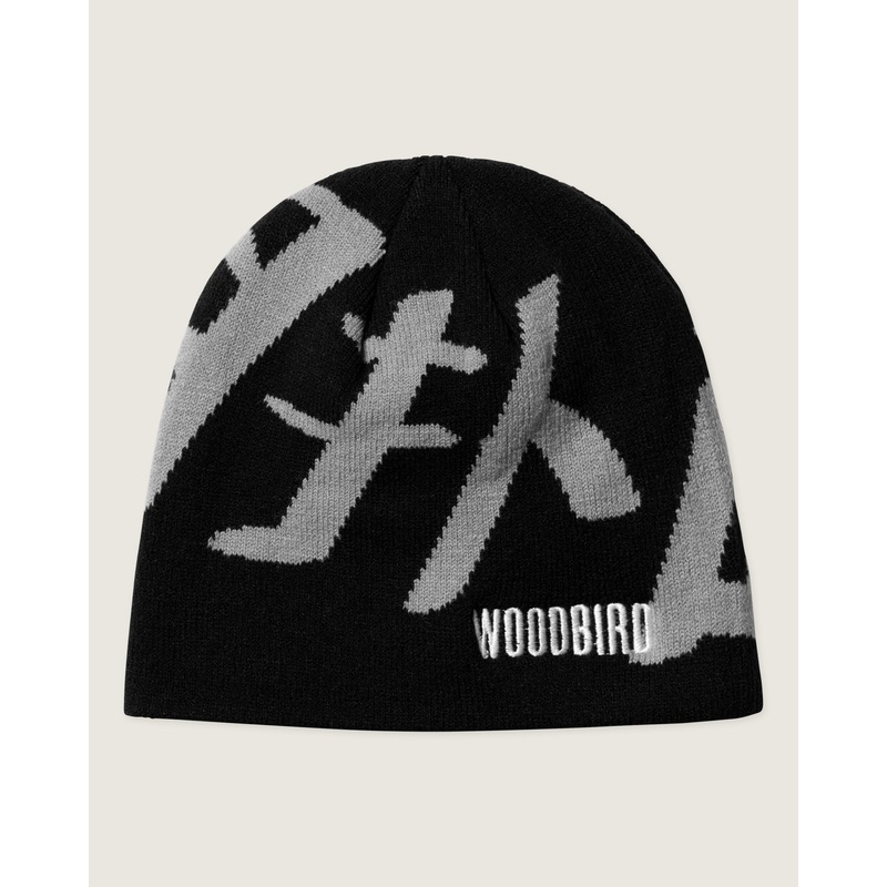 WBYan Sumo JQ Beanie – Black-Grey One Size
