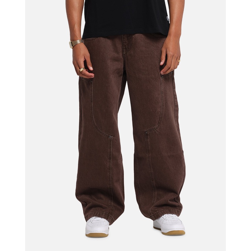 Carre Weathergear Carpenter Jeans Brown 28