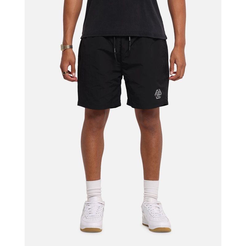 The Anti Order Reverse Logo Nylon Shorts Black XS
