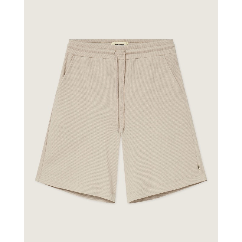WBBen Waffel Shorts – Taupe Brown XS
