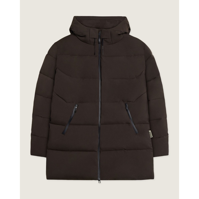 WBJoseph Tech Long Jacket – Dark Brown XS