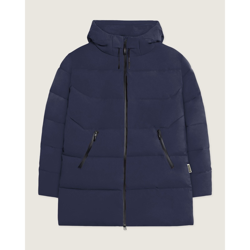 WBJoseph Tech Long Jacket – Navy XS