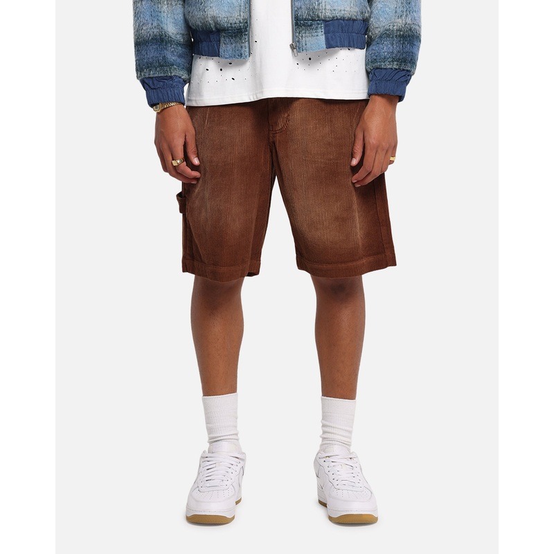 XXIII Corduroy Wash Jorts Brown 28