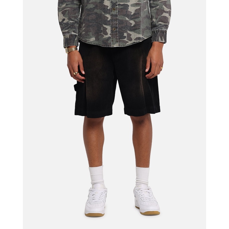 XXIII Corduroy Wash Jorts Black 28