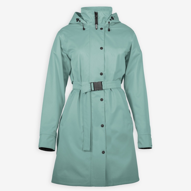 Riverside Trench Sage XS Mint Teal