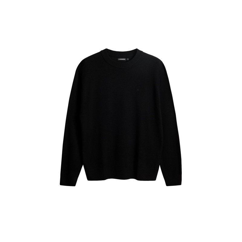 Kino Merino Crew / Black Black L