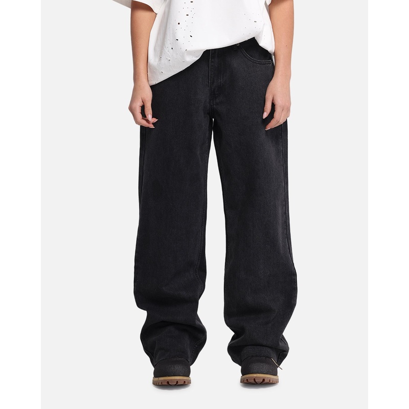 XXIII Women’s Baggy Jeans Washed Black 6