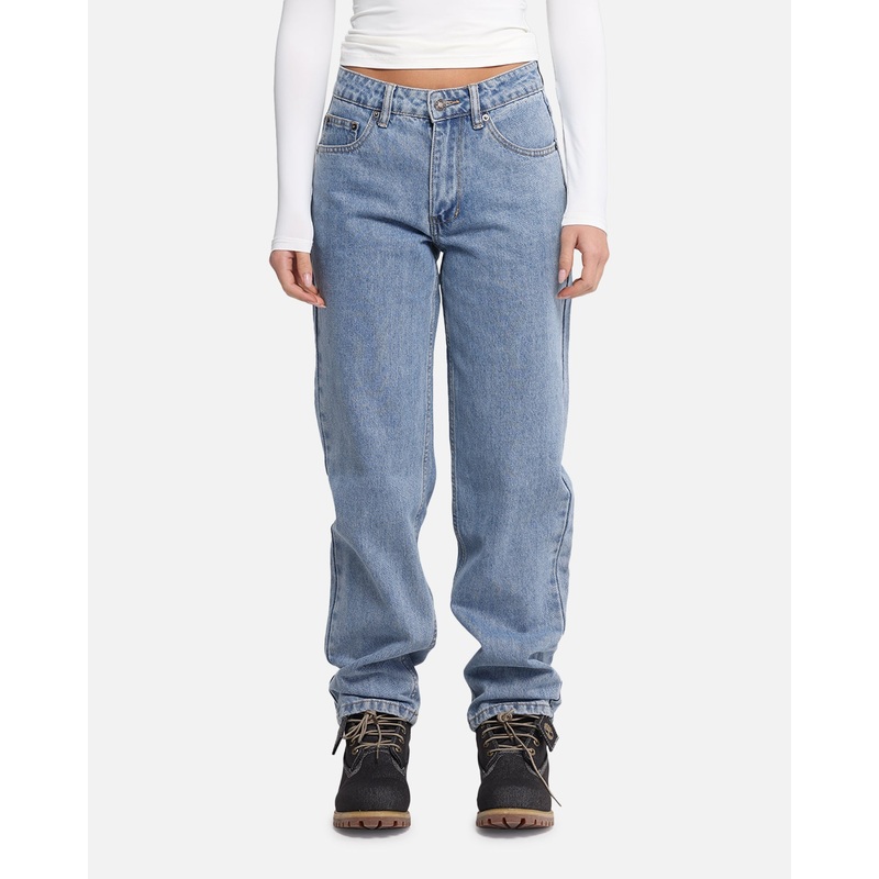 XXIII Women’s High Rise Relaxed Jeans Blue Denim 6