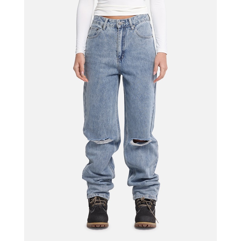 XXIII Women’s Straight Leg Jeans Blue Denim 6