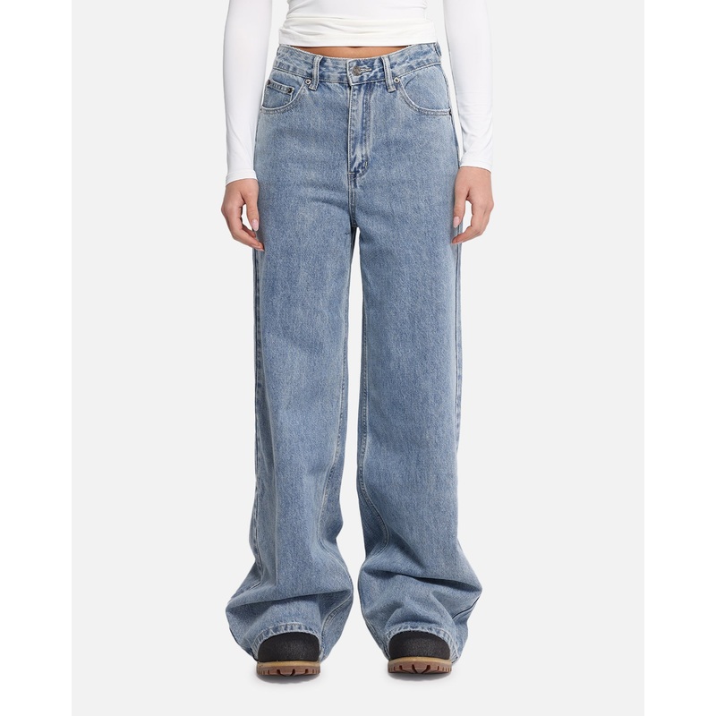 XXIII Women’s Wide Leg Jeans Blue Denim 6