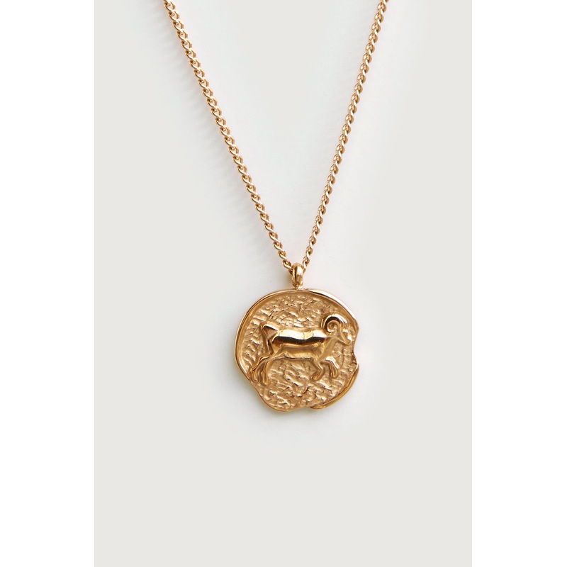 CAPRICORN PENDANT NECKLACE Gold One Size
