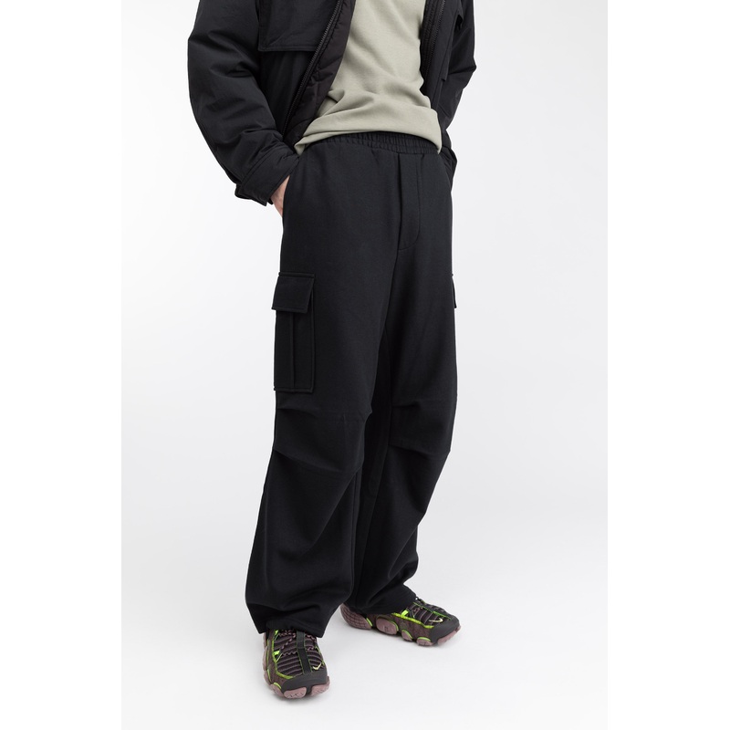CARGO SWEATPANTS Black Extra Small