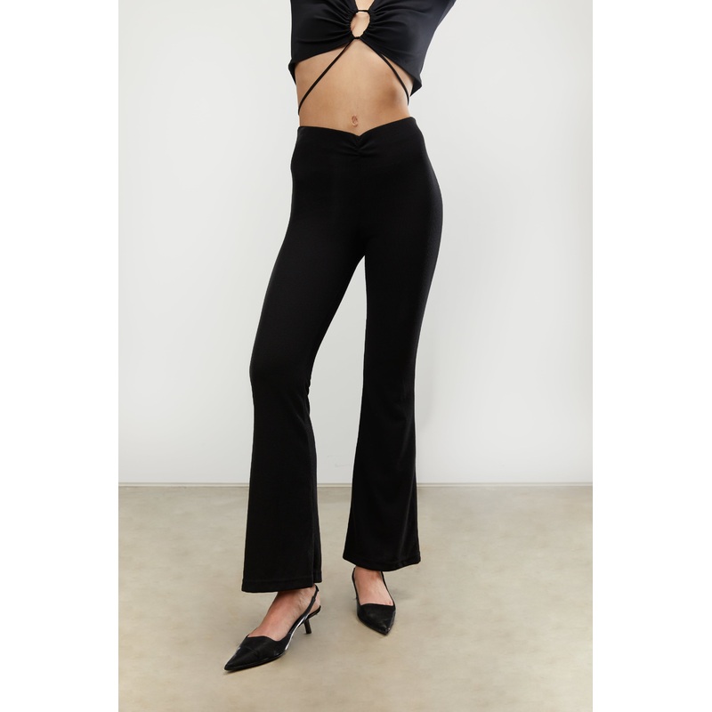 BOOTCUT FLARED PANT Black Small