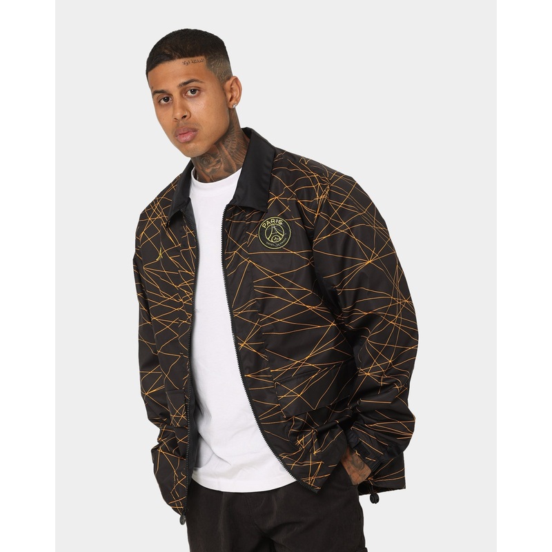 Jordan X Paris Saint-Germain Anthem Jacket Black/Tour Yellow S