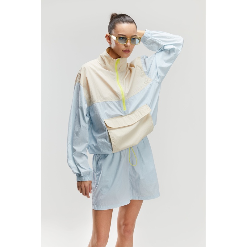 ANORAK WINDBREAKER Baby Blue Fog Extra Small