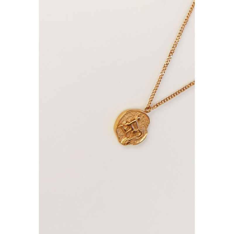 AQUARIUS PENDANT NECKLACE Gold One Size