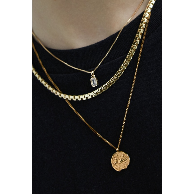 ARIES PENDANT NECKLACE Gold One Size