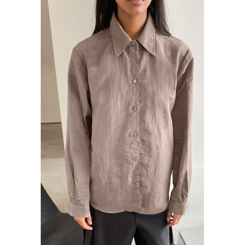 BUTTON UP SHIRT Ivy Green Small