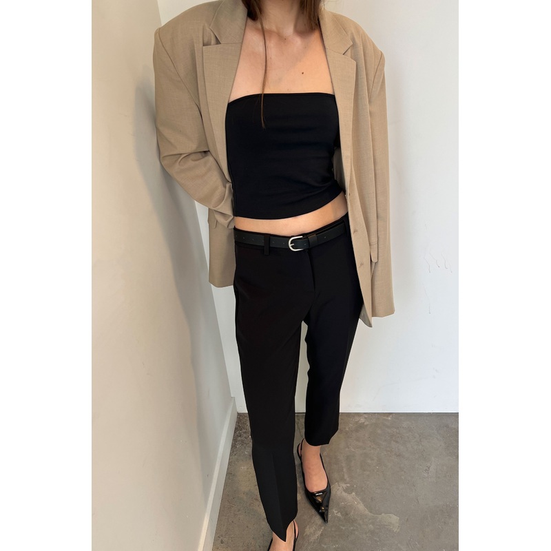 TAPERED TROUSER Black Small