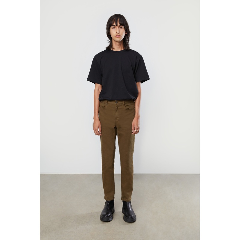 TWILL STRAIGHT LEG PANT Beech 28