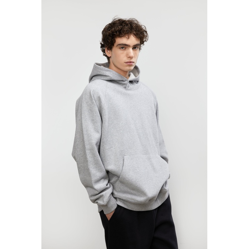CLASSIC HOODIE Dark Heather Grey Double Extra Small
