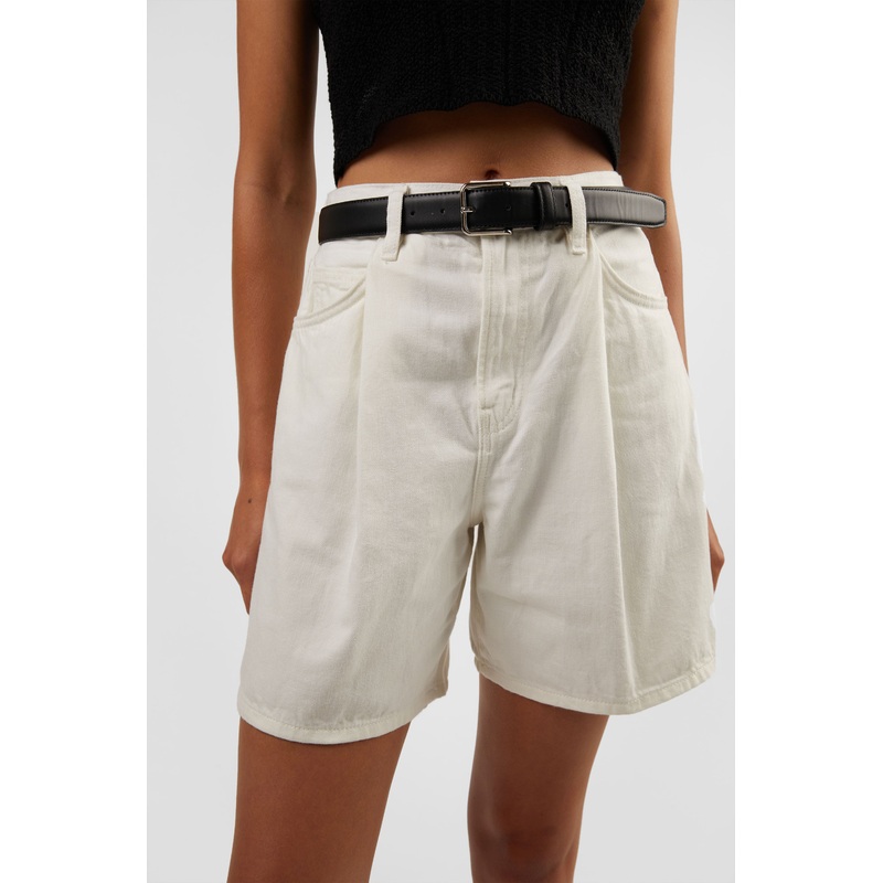 ECRU LIGHTWEIGHT JEAN SHORT Ecru 24