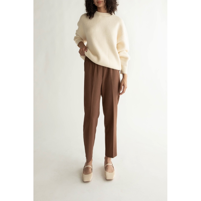 TAPERED PANTS Black Double Extra Small