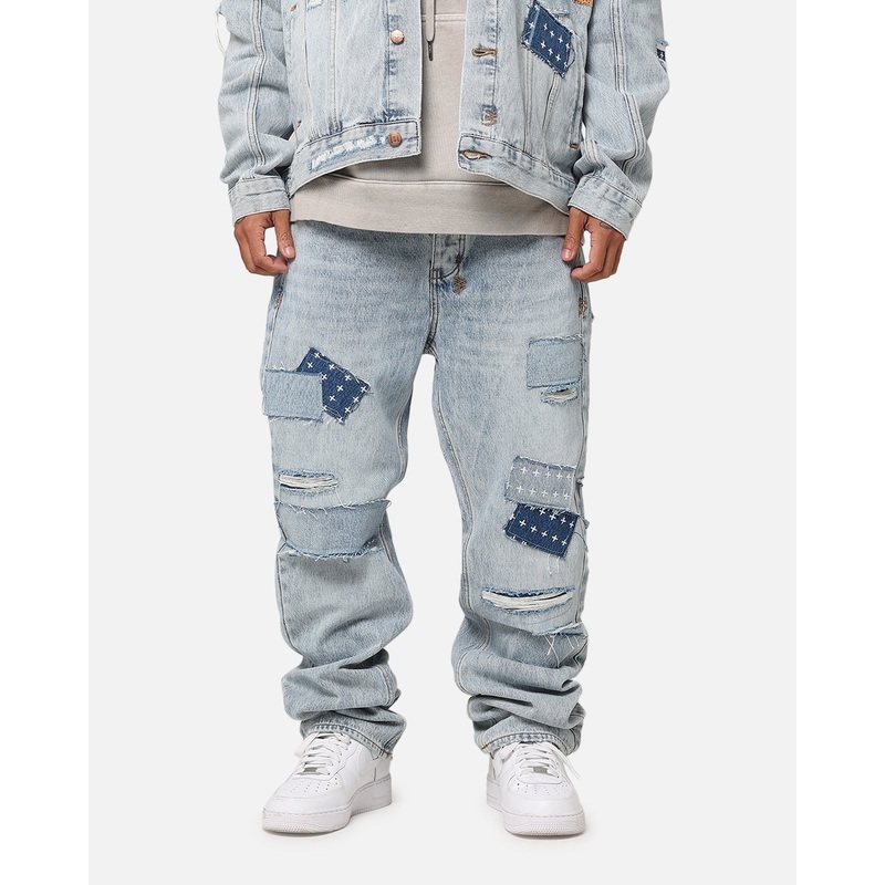 Ksubi X Patty Mills Collab Collection Anti K Mills Repair Denim Jeans Denim 30