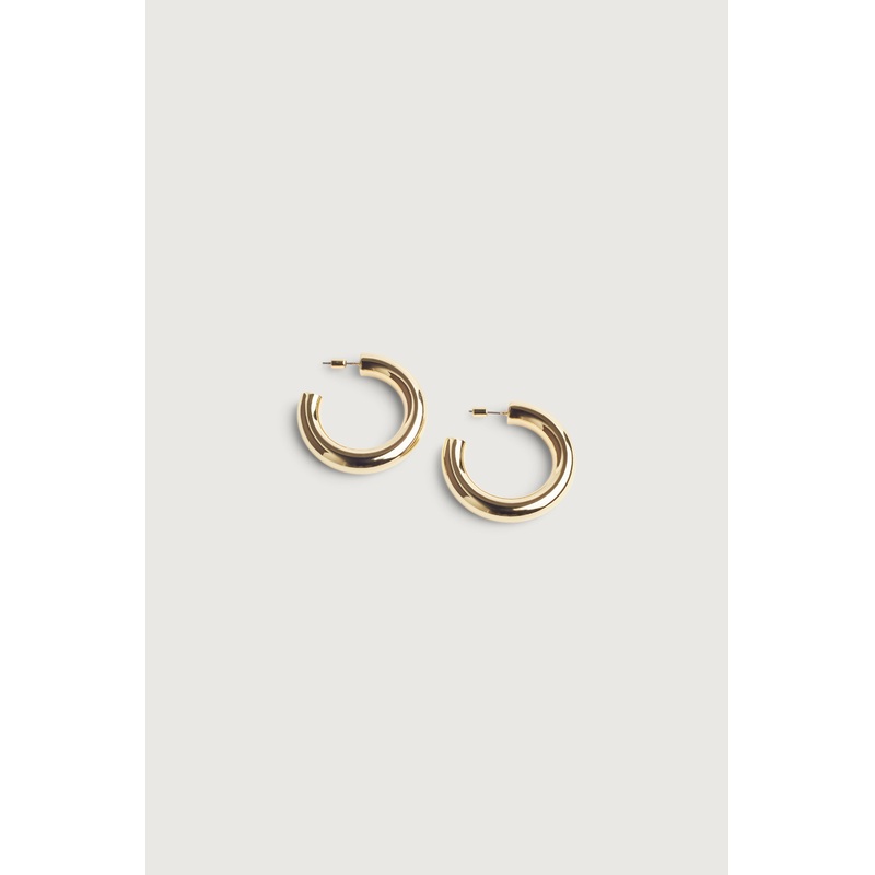MEDIUM HOOPS Gold One Size
