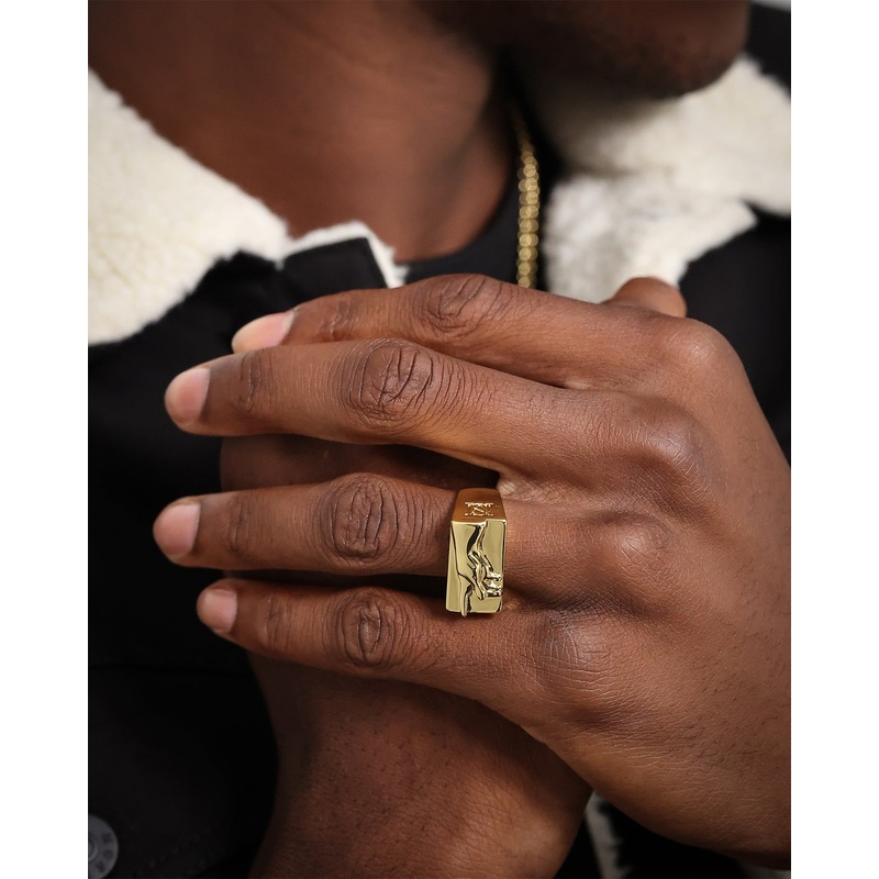 Saint Morta Hand Of God Ring Gold 8