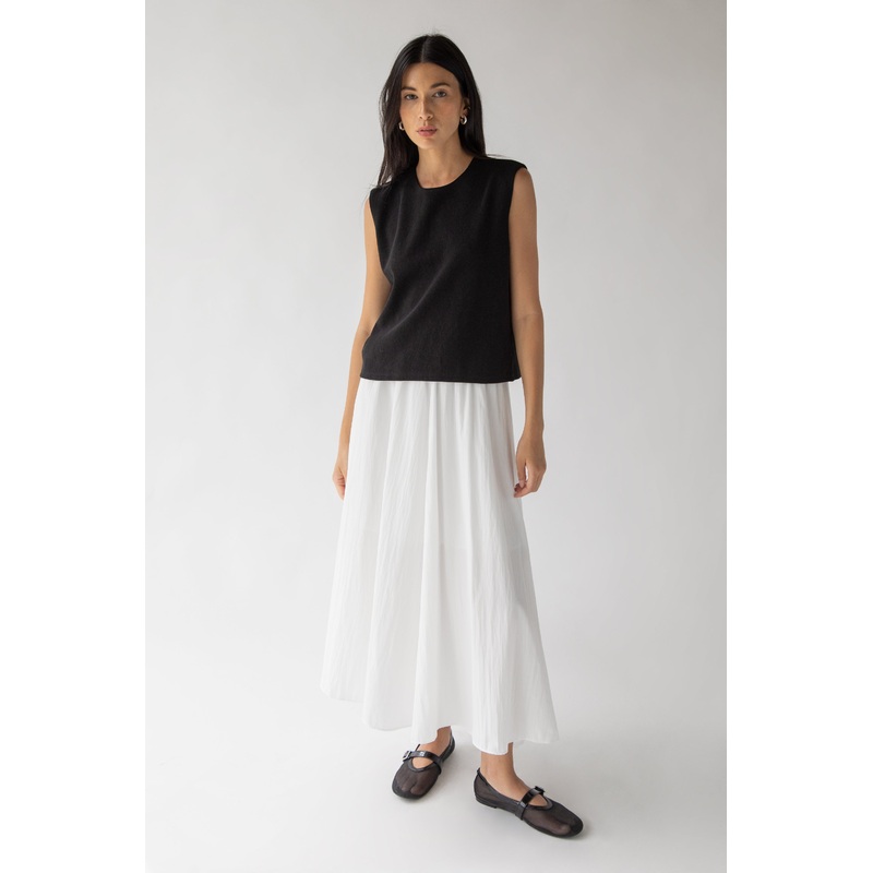 CLASSIC MAXI SKIRT White Extra Small