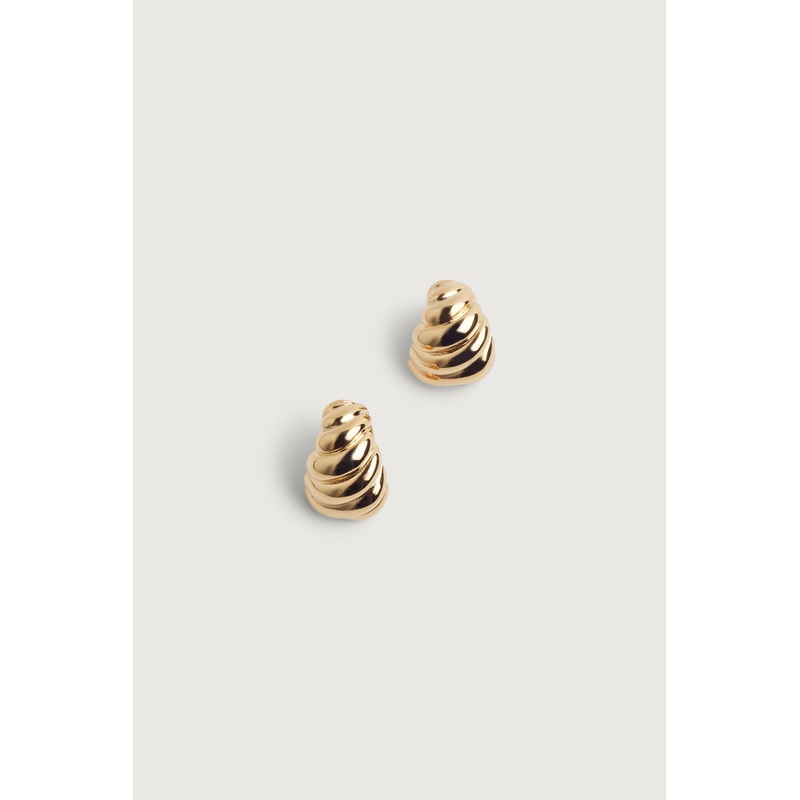 SEASHELL EARRING Gold One Size
