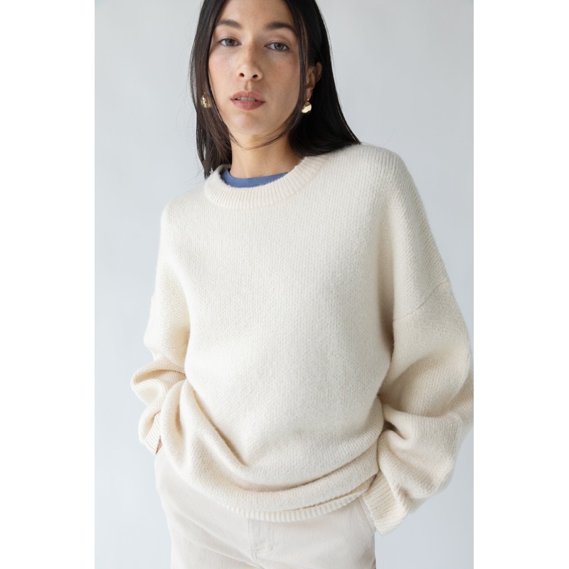 CHUNKY SWEATER Vintage Indigo Double Extra Small