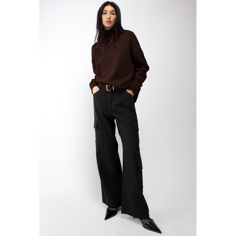 TURTLENECK SWEATER Coffee Bean Double Extra Small