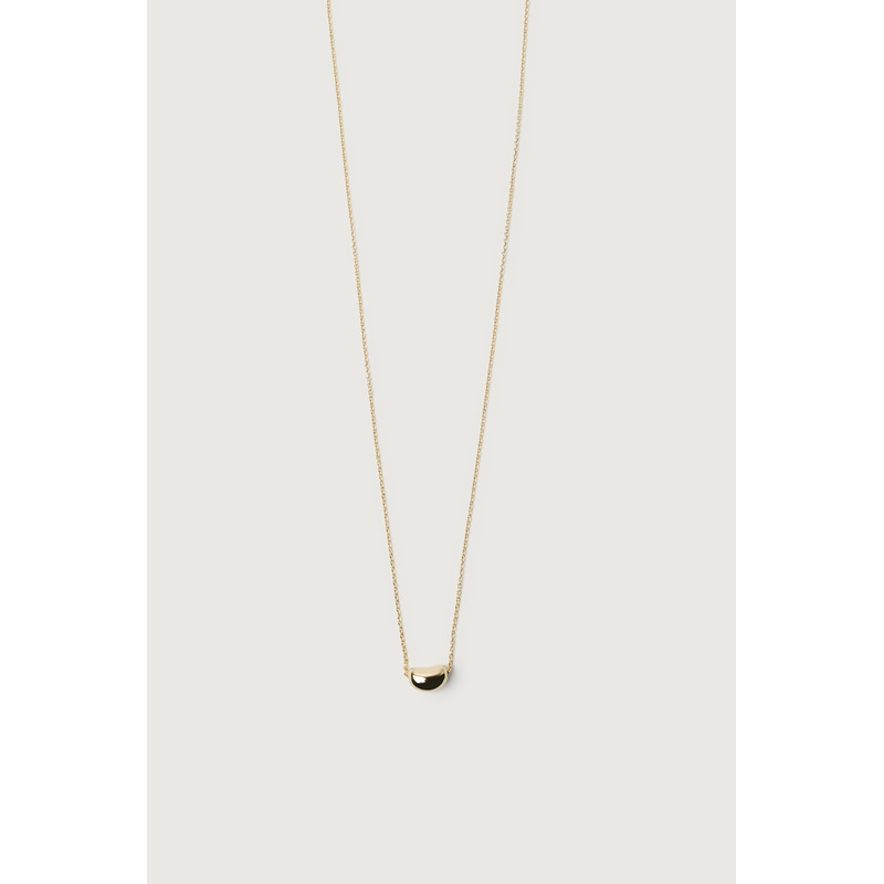 BEAN PENDANT NECKLACE Gold One Size