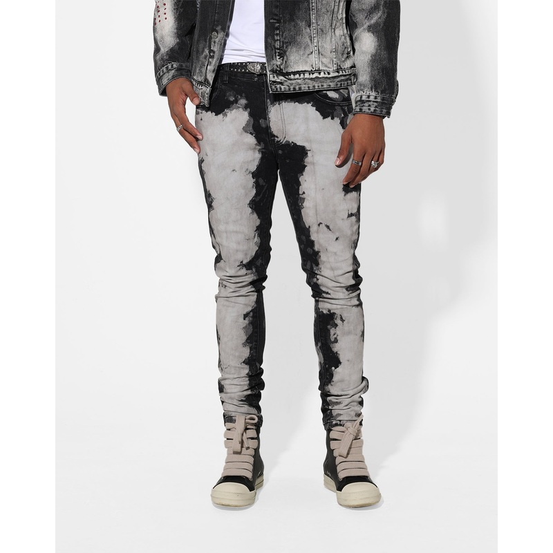 Saint Morta Splat Jeans Black/Grey 28