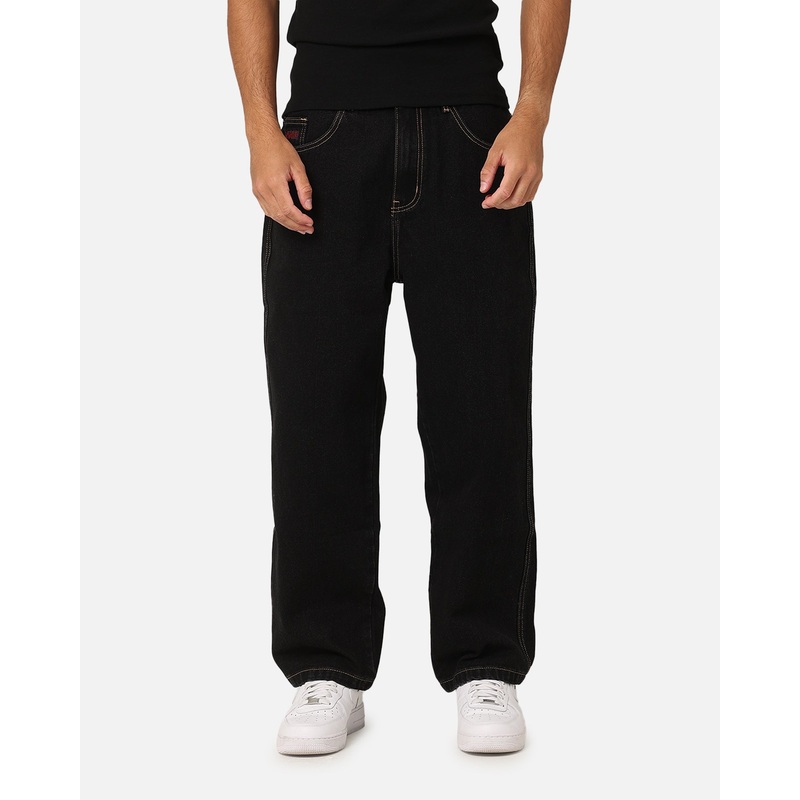 X-Large EMB Pocket Bull Denim Pant Black 30